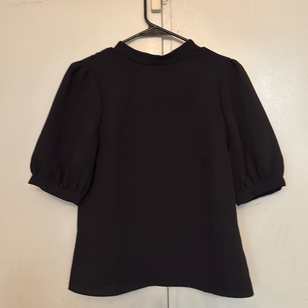 Anthropologie Maeve Mock Neck Blouse
